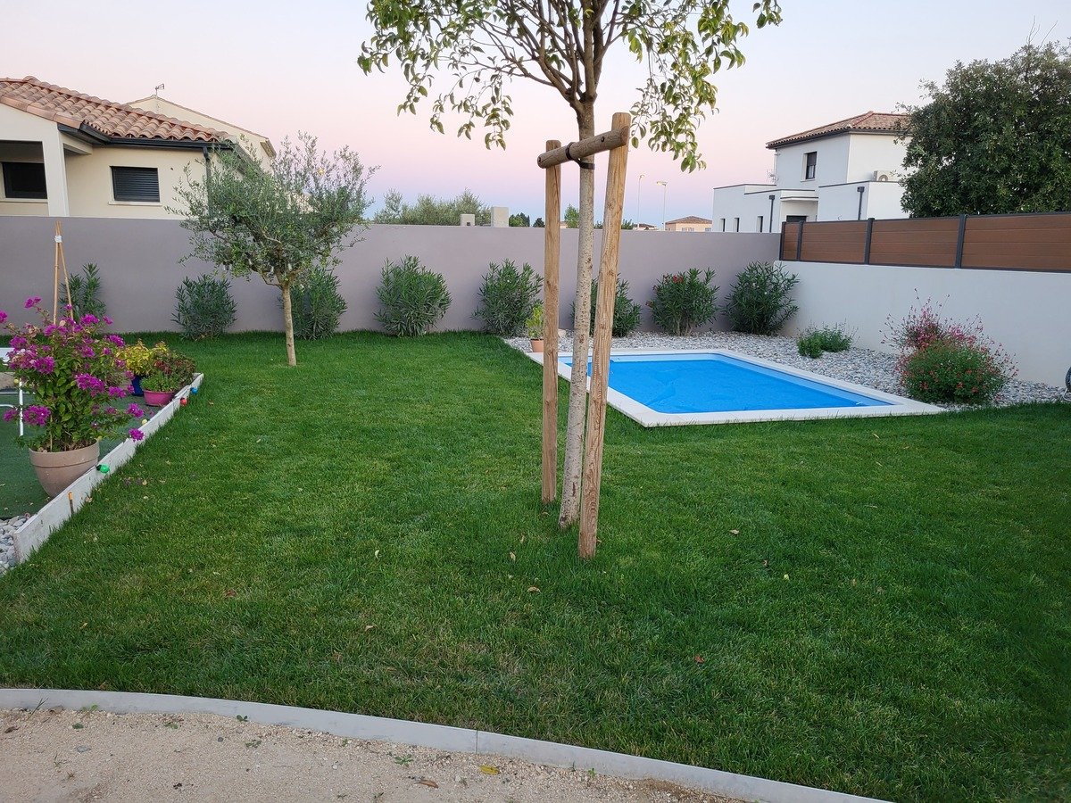 Conception d'un jardin sur Manduel